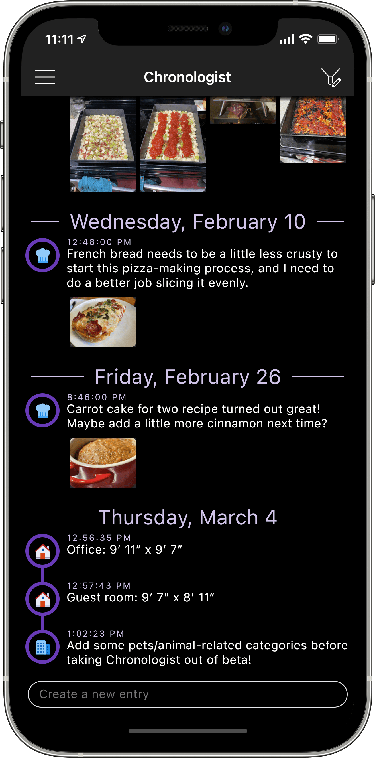 Demonstration of customization options